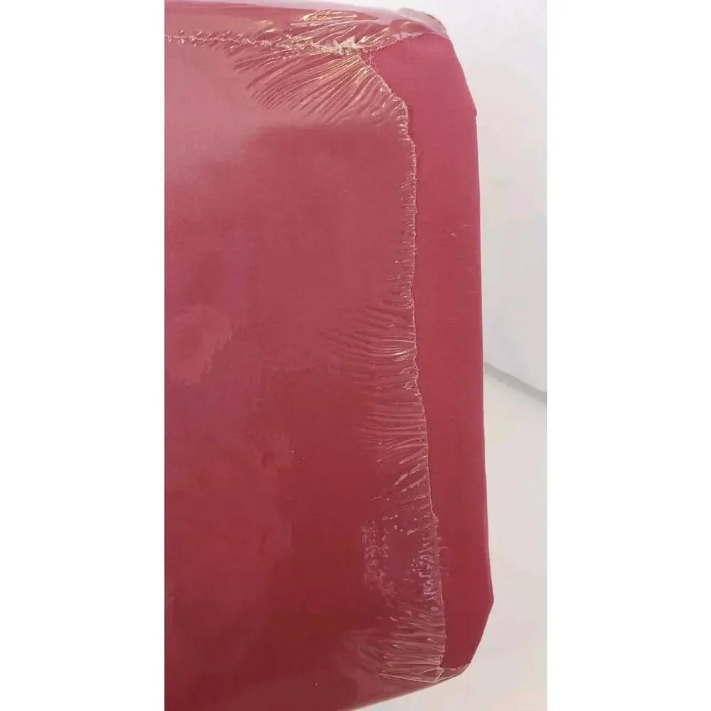 VTG NEW Bill Blass‎ for Springmaid Twin Fitted Sheet 200 Thread Claret Percale